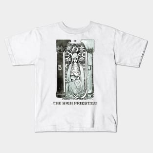 The High Priestess - Major Arcana Tarot Card Kids T-Shirt